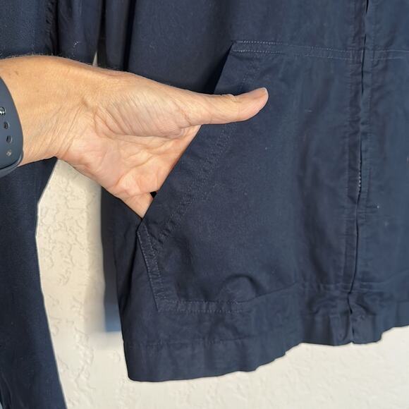 Vince. Blue Mens Full Zip Jacket Plaid Preppy School Nautical College Fall Small - Picture 4 of 9